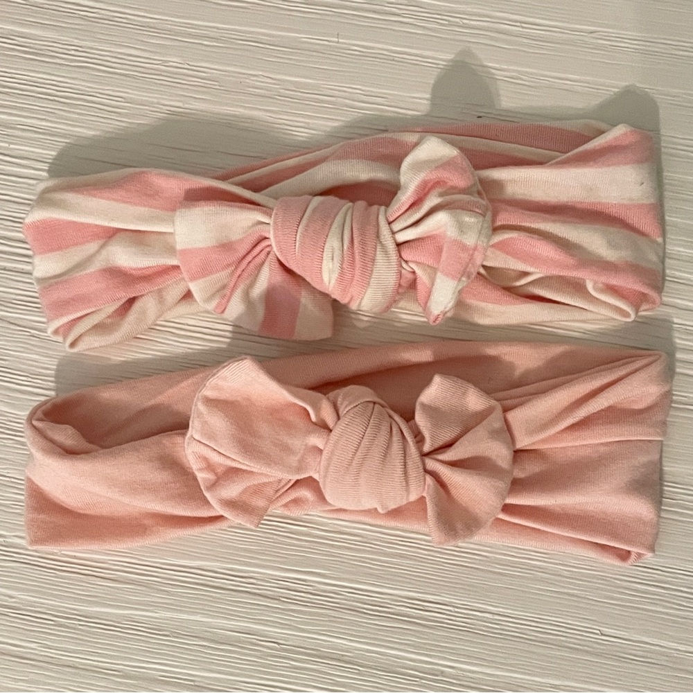 Lou Lou and company pink headband bows